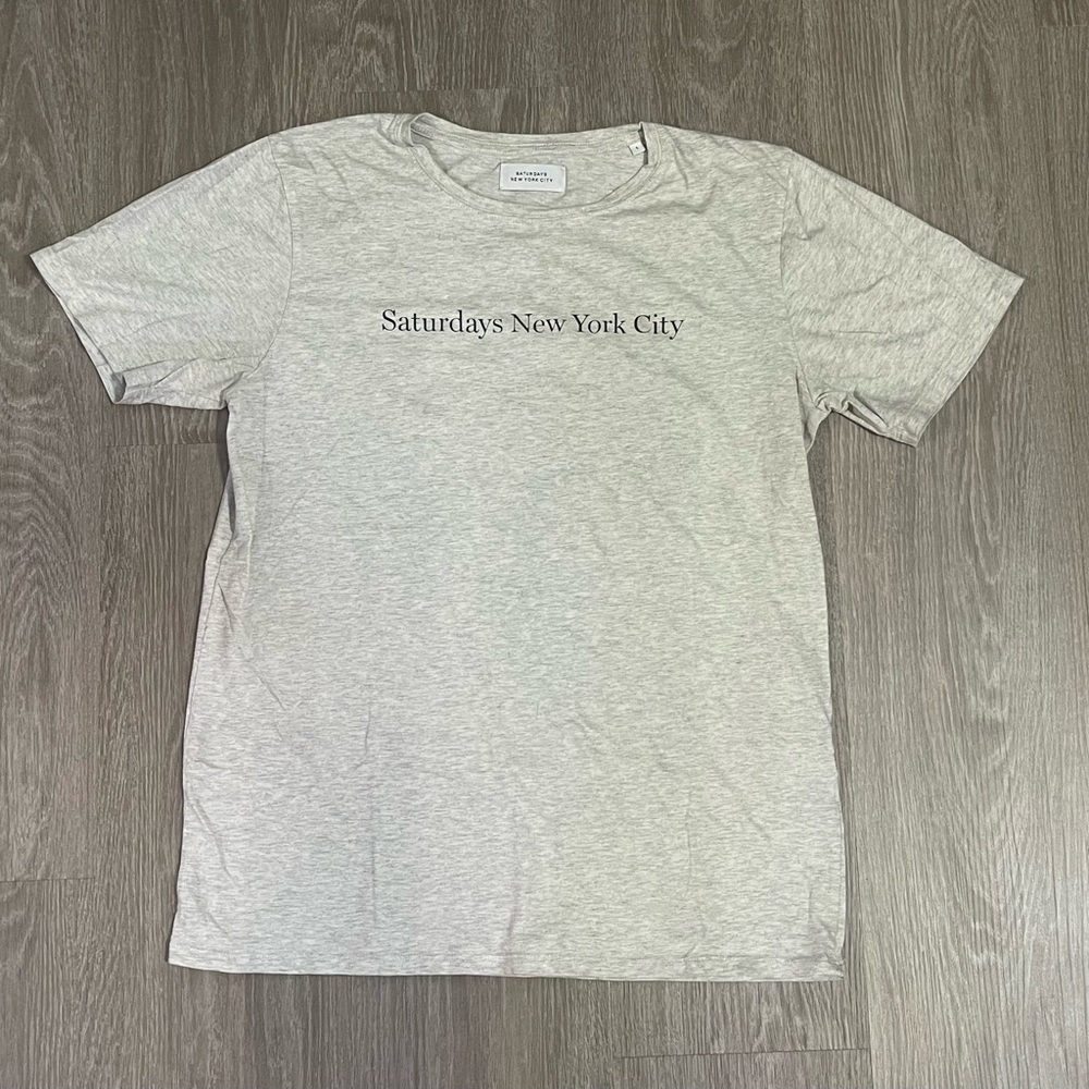 Saturdays New York City Logo T-Shirt Sz. S Surf Skate